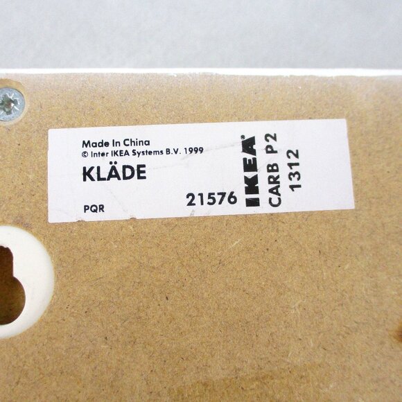 IKEA Owl Wall Shelf and Hooks KLADE VANDRING White and Grey Vintage 1990s - Picture 5 of 10